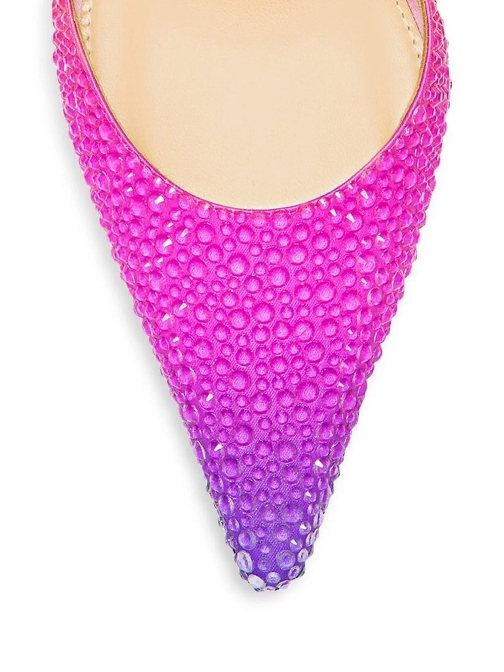MACH & MACH Pink to Purple Ombre Heels - Picture 3 of 8